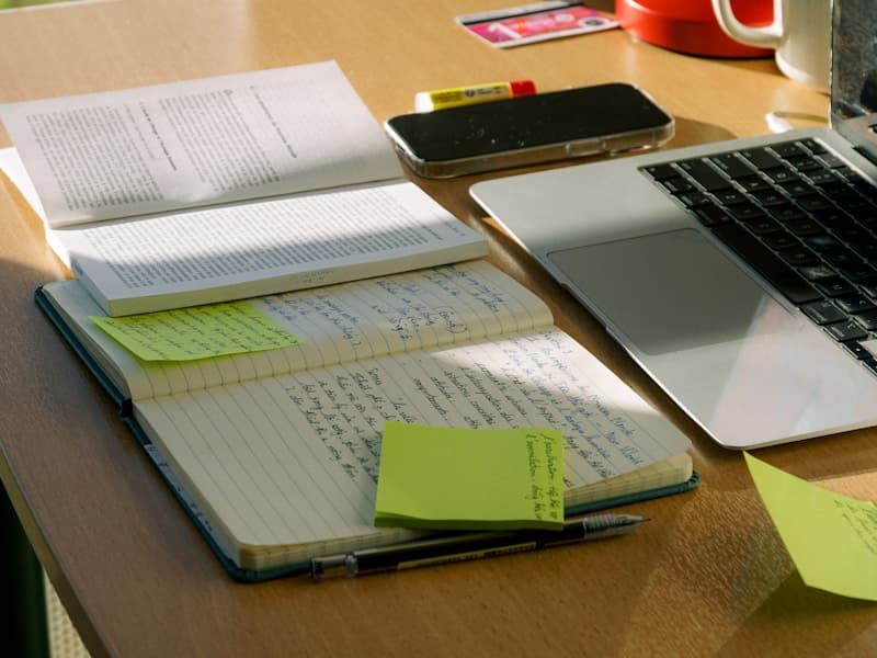 Professional accountant working with client documents